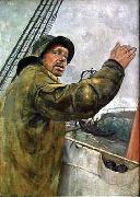 Christian Krohg Babord litt oil